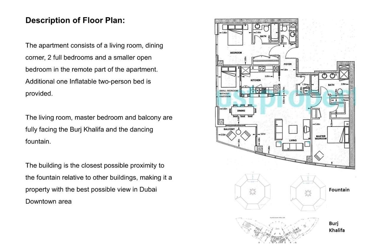 Elite Royal Apartment - Full Burj Khalifa & Fountain View - Premier - 2 Bedrooms & 1 Open Bedroom Without Partition ดูไบ ภายนอก รูปภาพ